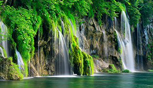 The Plitvice Lakes