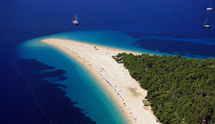 Strand mit wechselnder Form